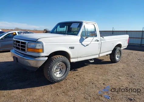 1995 Ford F150 из США, поврежденный, VIN 1FTEF14N2SLB44182